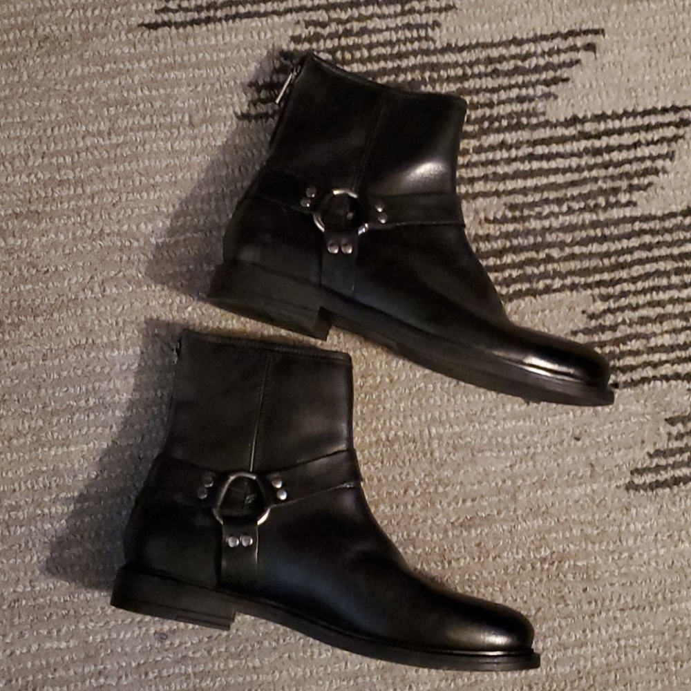 Avellini Leather Booties